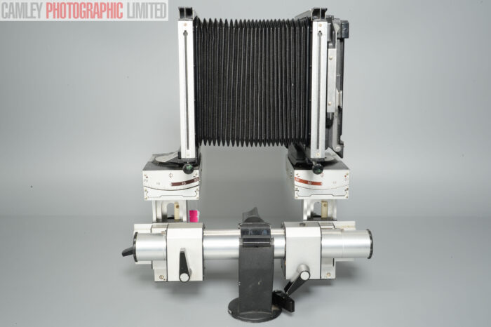 Sinar 4x5 P Monorail Camera in Chrome. With Flight Case. Graded: EXC [#11273] - Image 5