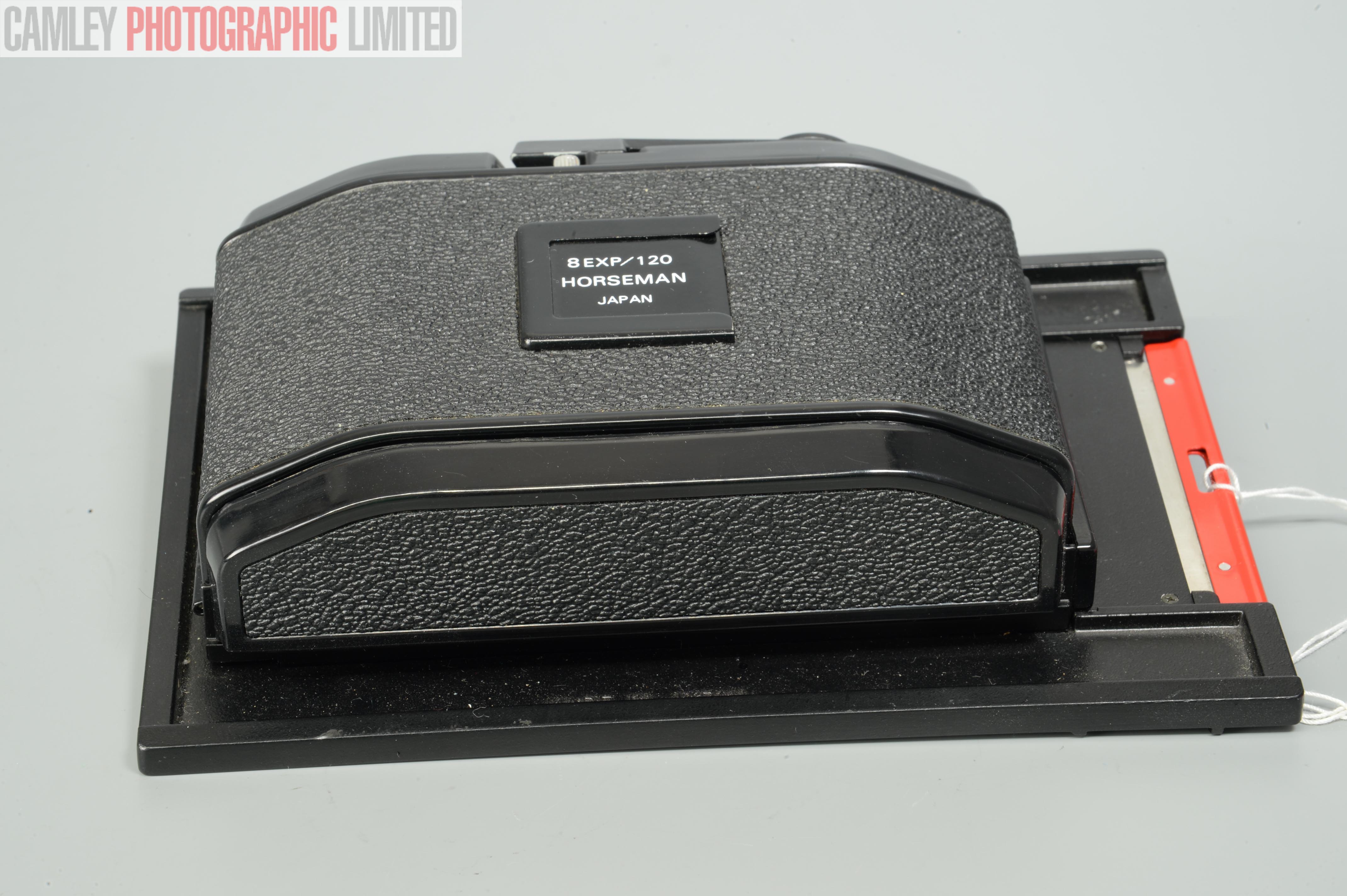 Horseman 8EXP 6x9 120 Roll（１２３） Horseman 120 8Exp 6×9 Roll Film Large Format Back. Graded: EXC+