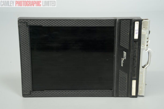 Fidelity Deluxe 4x5 Cut Film Holder Double Dark. Graded: EXC [#11221] - Image 3