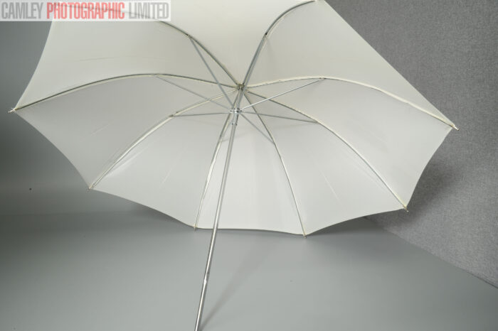 Pair of Portaflash Umbrellas: One White One Silver. Graded: EXC [#11242] - Image 2