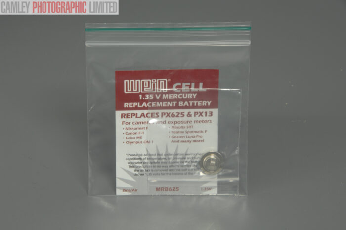 Mercury Replacement Battery for Rollei 35S (Weincell PX625) (MRB625). Graded: NEW [#90] - Image 3