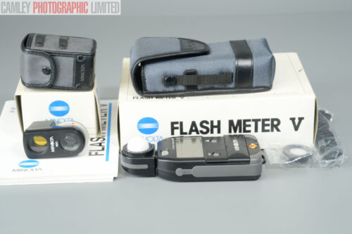 Minolta Flash Meter V & Spot View Finder 5. Unused. Graded: LN [#11302]