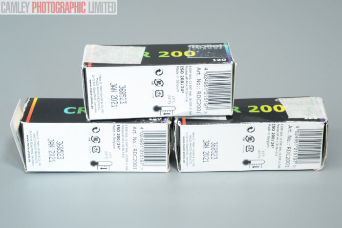 Rollei CR 200 120 Film. Three Rolls. Exp. 1/2021. Graded: AS-IS [#11572] - Image 3