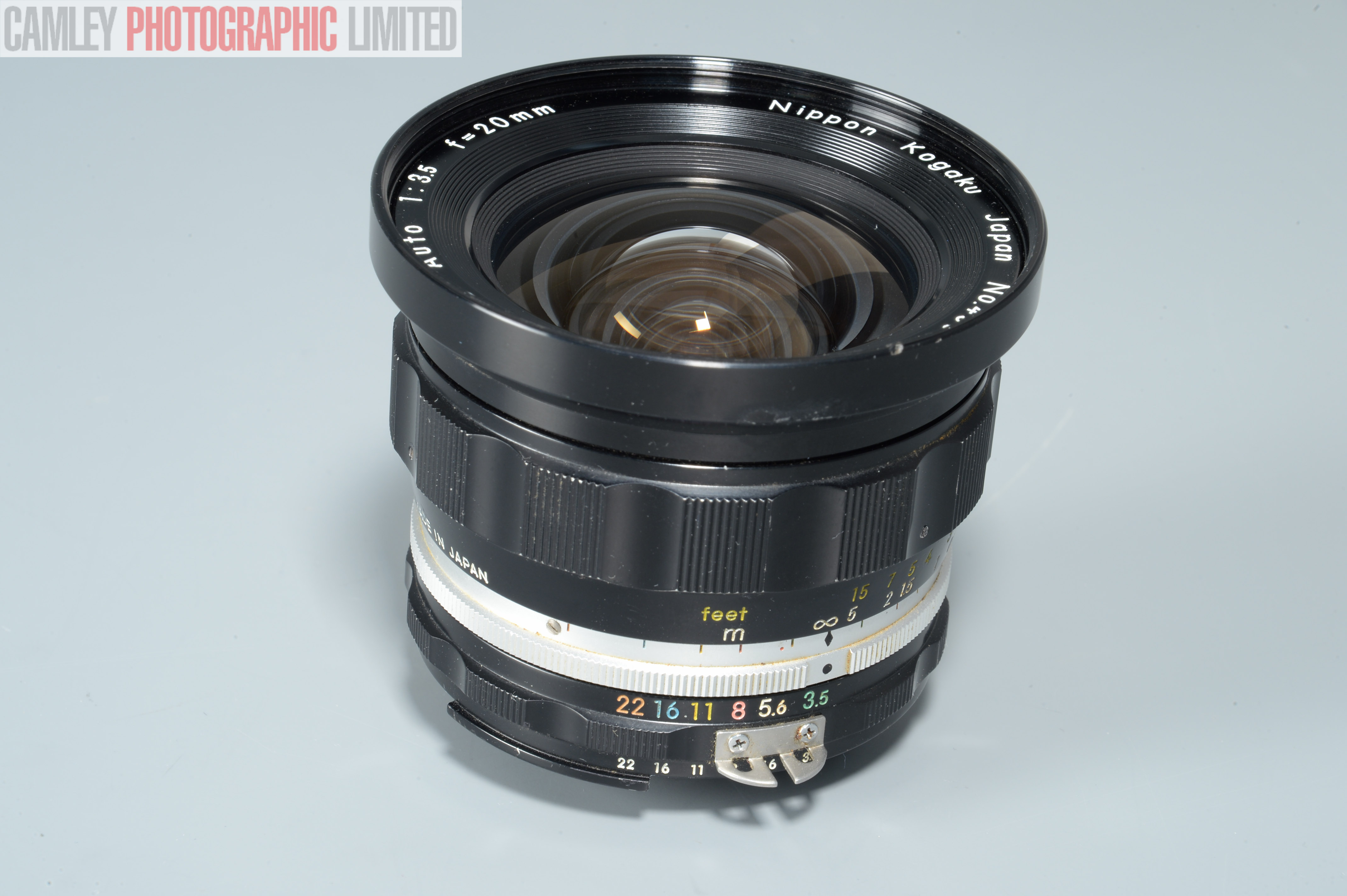 Nikon Nikkor UD 20mm Wide Angle f3.5 AI Lens. Graded: EXC [#11278]