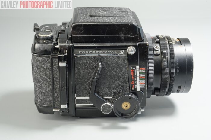 Mamiya RB67 Pro-S Camera w/ 127mm. Shutter calibrated. Graded: EXC+ [#11584] - Image 2
