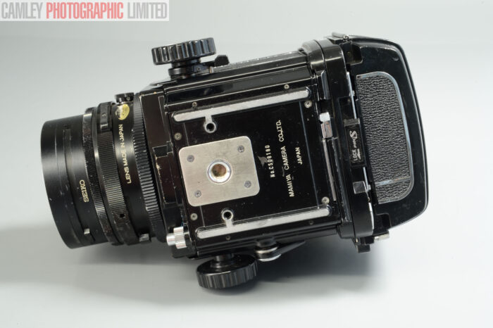 Mamiya RB67 Pro-S Camera w/ 127mm. Shutter calibrated. Graded: EXC+ [#11584] - Image 4