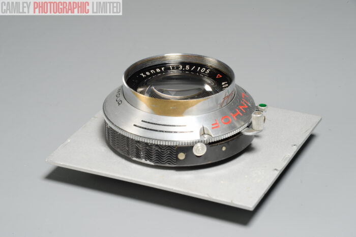 Linhof 23 Xenar 105mm f3.5 lens/ Calibrated shutter. Graded: EXC+ [#9058] - Image 3