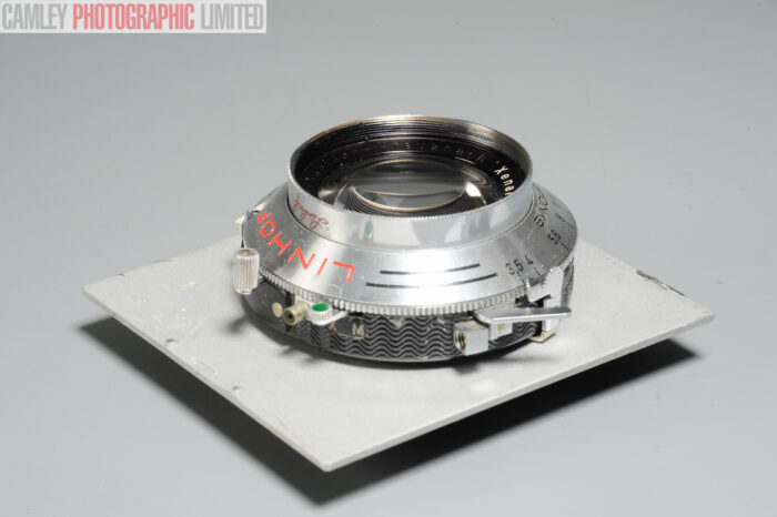 Linhof 23 Xenar 105mm f3.5 lens/ Calibrated shutter. Graded: EXC+ [#9058] - Image 4