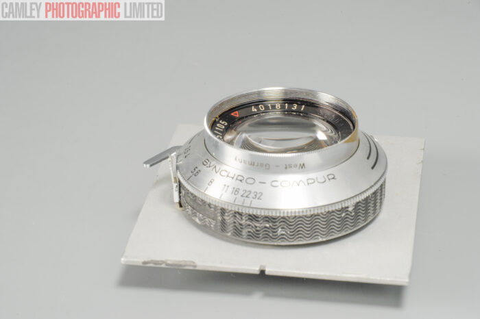 Linhof 23 Xenar 105mm f3.5 lens/ Calibrated shutter. Graded: EXC+ [#9058] - Image 5