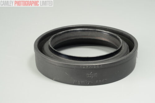 Mamiya Rubber Lens Shade Hood 127mm - 250mm. Made in Japan. Graded: EXC [#11403]