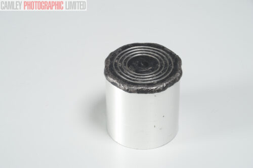 Sinar Monorail Rail End Cap in Chrome (429.11). Graded: EXC- [#11615]