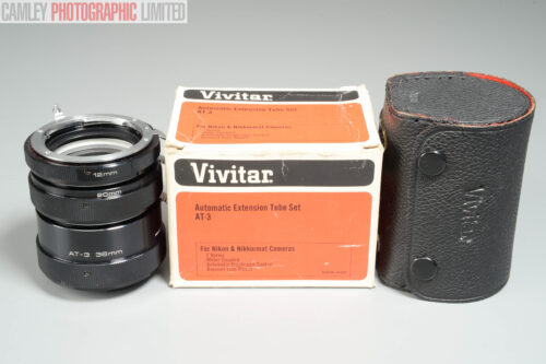 Vivitar Extension Rings for Nikon Pre-AI NAI. Graded: EXC+ [#11650]