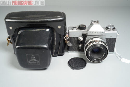Praktica TTL w/ 50mm f2.8 Zeiss Tessar Not Fully Working. Graded: AS-IS [#11644]