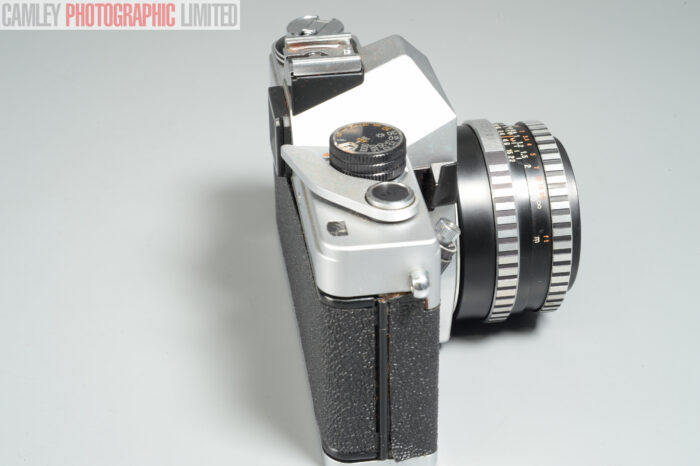 Praktica TTL w/ 50mm f2.8 Zeiss Tessar Not Fully Working. Graded: AS-IS [#11644] - Image 4