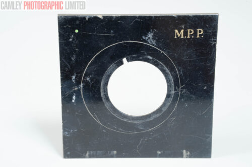MPP MK I to VII Lens Booard. 37mm diameter hole. Graded: EXC [#11595]