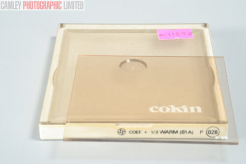 Cokin P Filter P026 +1/3 Warming 81A. Original box (P026). Graded: EXC- [#11592]