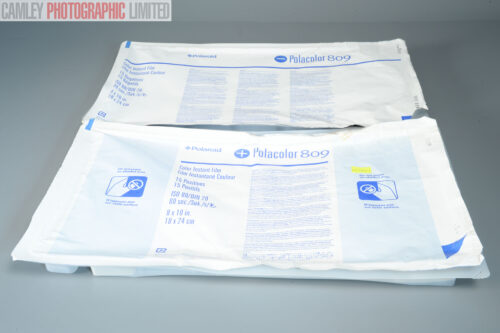 Polaroid 8x10 Polacolor 809 8 +ve & 11 -ve Sheets. Graded: AS-IS [#7041]