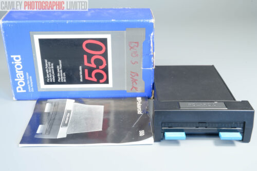Polaroid 550 4x5 Instant Film Back/Holder (550). Graded: EXC+ [#11802]