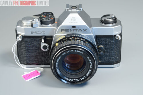 Pentax MX 35mm SLR Camera with 50mm f1.7 Lens. Graded: EXC [#11771]