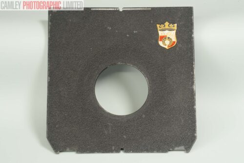 Wista Copal #0 Lens Board for Linhof Intrepid Camera. Graded: EXC+ [#11767]