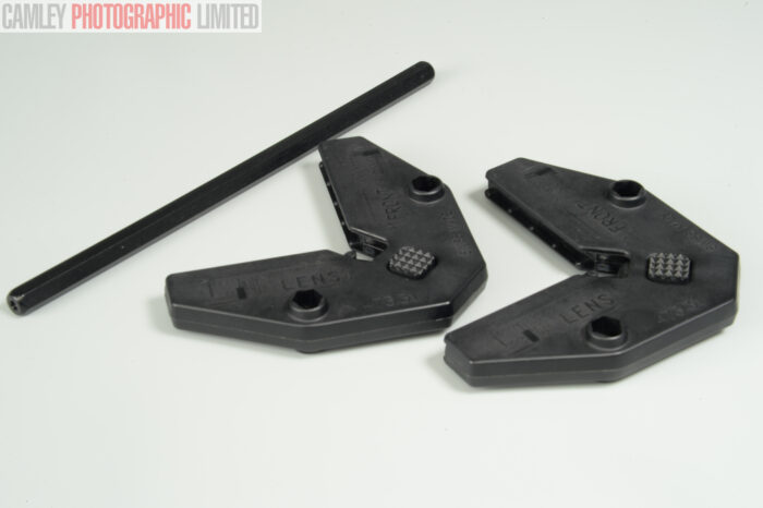 Sinar Hood 16cm Rod and Two Bellows Holders. Graded: EXC+ [#11803] - Image 3