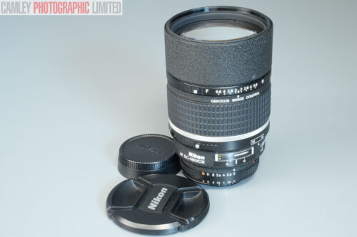Nikon AF DC-Nikkor 135mm f2 Lens & Soft Pouch. Graded: EXC+ [#11829]