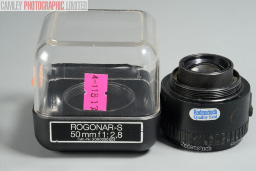 Rodenstock Rogonar-S f2.8 50mm Enlarging Darkroom Lens. Graded: EXC- [#11817]