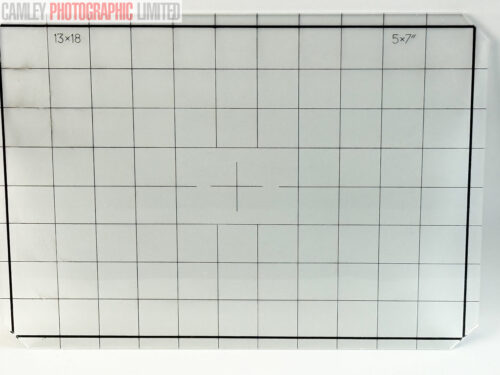 Sinar Large Format 5x7 Screen with Grid (536.37). Graded: EXC+ [#11744]