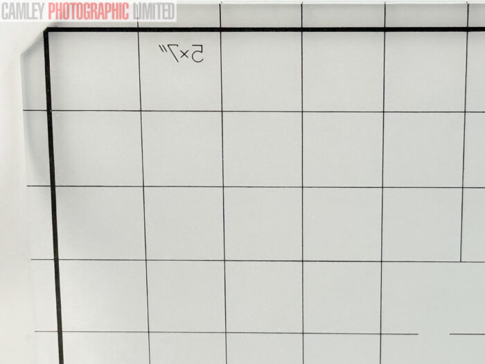 Sinar Large Format 5x7 Screen with Grid (536.37). Graded: EXC+ [#11744] - Image 8