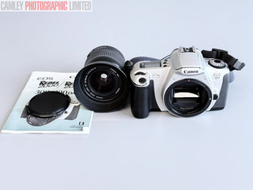 Canon EOS 300 Film SLR w/ 28-80mm Lens & Strap & Manual. Graded: EXC [#11788]