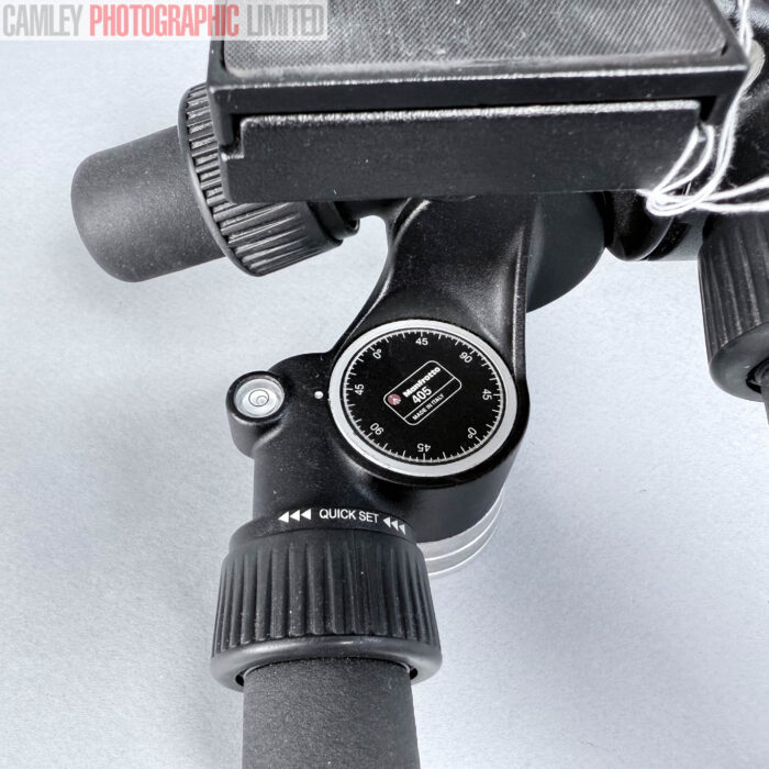 Manfrotto 405 Geared Tripod Head Strong and Lightweight. Graded: EXC- [#11869] - Image 2