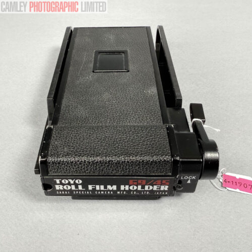 Toyo 6x9 120 Film Back for 4x5 Large Format Camera. Graded: EXC [#11907]