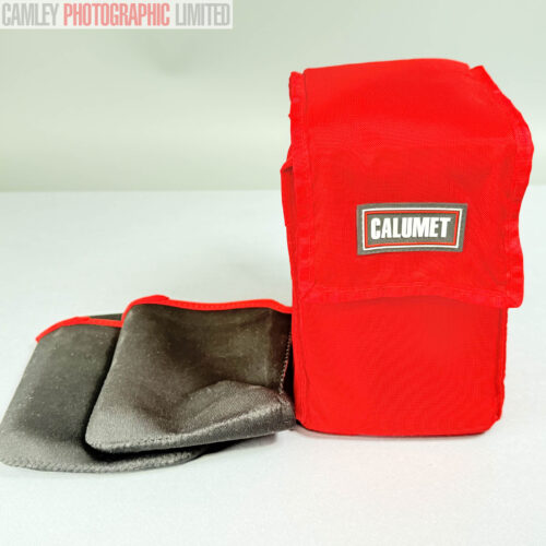 Calumet Soft Lens Carry Case and x2 Pouches. Graded: EXC+ [#11905]