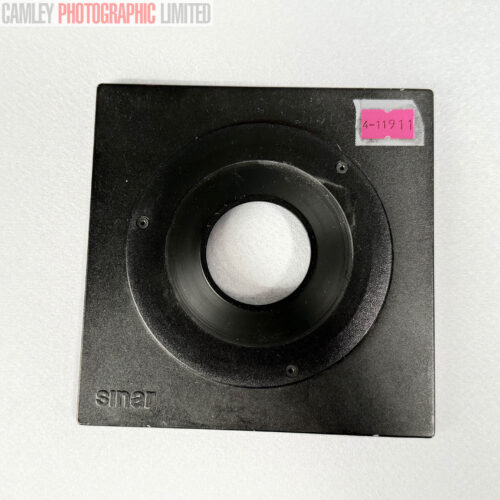 Large Format Sinar Top Hat Lens Board Copal #1 (41.6mm). Graded: EXC [#11911]
