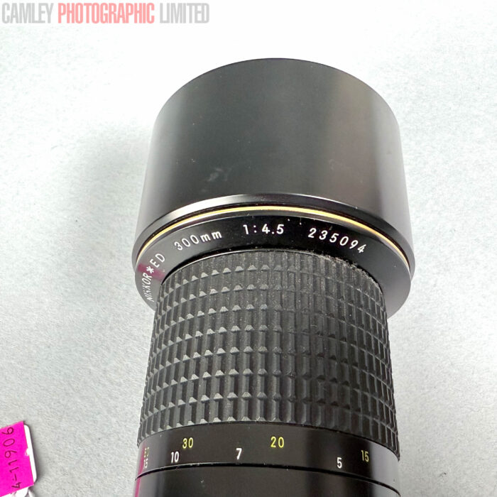 Nikon ED 300mm f4.5 AIS Telephoto Manual Lens. Graded: EXC [#11906] - Image 5