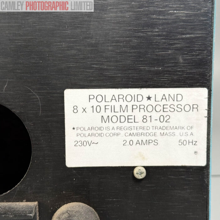 Polaroid 8x10 Land Film Processor Model 81-22. Graded: EXC- [#20080] - Image 6
