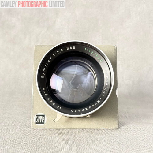 Sinar Schneoder 360mm f5.6 Lens and Shutter. Certified. Graded: BGN [#20139]