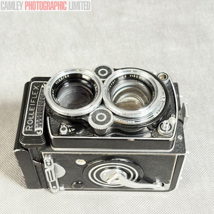 Rollei 2.8F Zeiss Planar 80mm f2.8 w/ Light Meter & Case. Graded: EXC [#20146] - Image 16