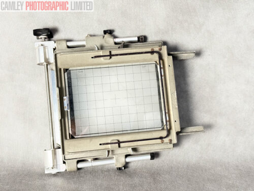 Sinar Monorail Norma 5x7 Frame and Viewing Screen. Graded: EXC- [#20119]