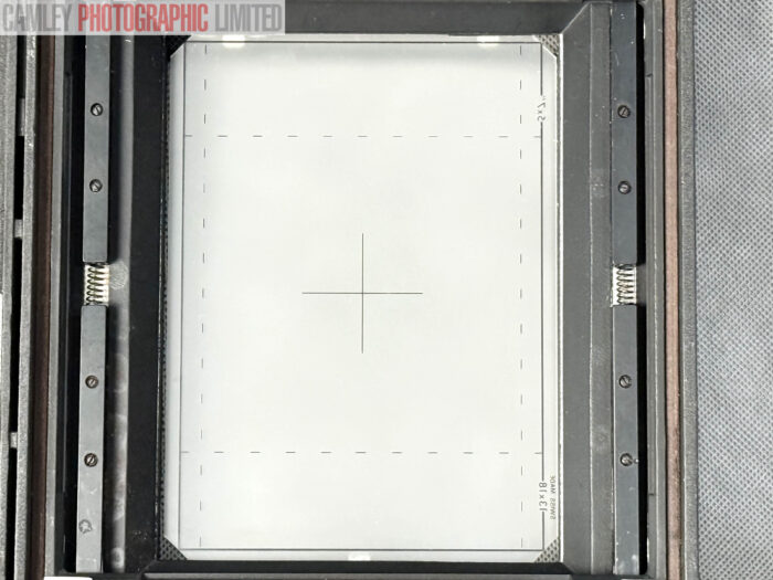Sinar 5x7 Frame Bellows and Viewing Screen/Glass. Graded: EXC+ [#20122] - Image 5