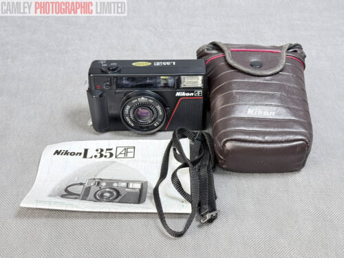 Nikon L35AF 35MM Black Compact Camera - Spares or Repair. Graded: AS-IS [#20169]