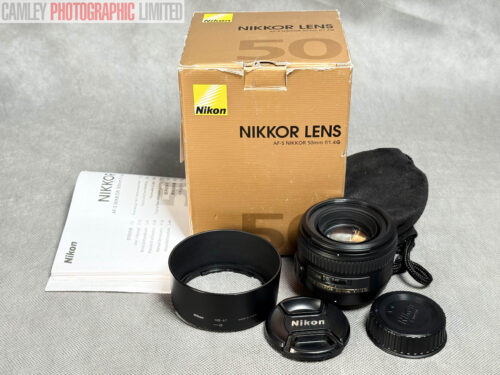 Nikon AF-S 50mm f1.4 G Autofocus Lens. Boxed. Graded: EXC+ [#20110]