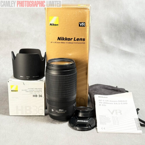 Nikon AF-S VR 70-300mm f4.5-5.6 G IF-ED Zoom. Graded: EXC+ [#20111]