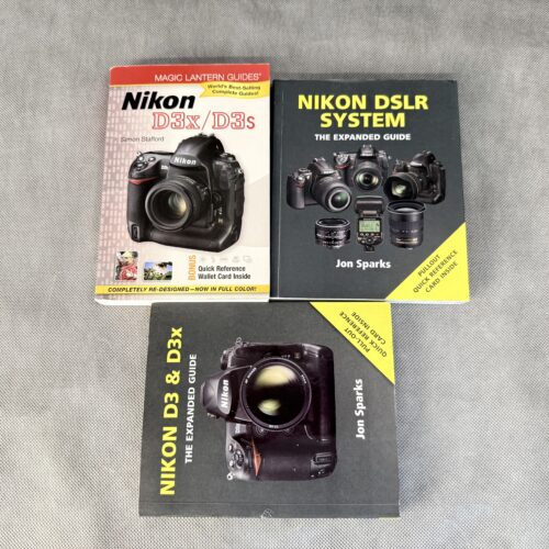 Nikon D3x D3s D3 Books Ammonite Press/Magic Lantern Guides. Graded: EXC [#20115]