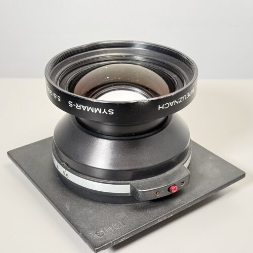 Schneider Symmar-S f5.6 300mm Lens in Sinar DBM Board. Graded: AS-IS [#20184]