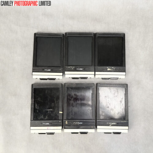 Set of SIX Fidlelity Elite 4x5 Cut Film Holders. Graded: EXC+ [#20166]