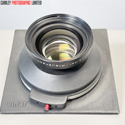Schneider Symmar-S f5.6 210mm Lens in Sinar DBM Board. Graded: EXC- [#20191]