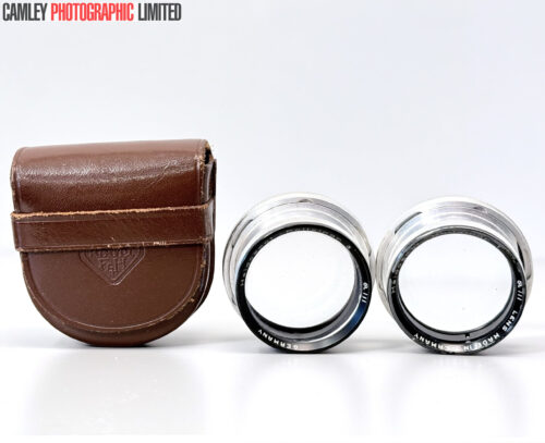 Rollei RIII Rolleinar 3 III Bayonet Close Up Lenses 1 and 3 w/ Case. Graded: EXC+ [#20237]