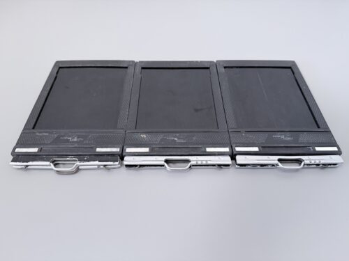 Set of Three Fidelity Deluxe 4x5 Cut Film Holders. Graded: EXC- [#20189]