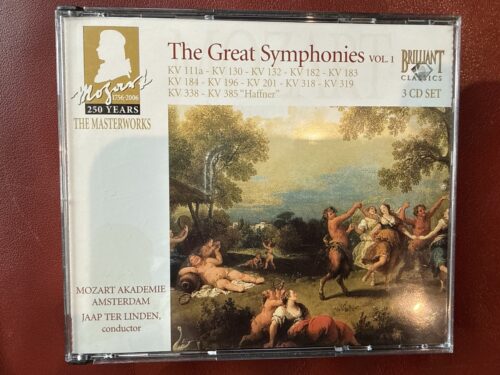 Wolfgang Amadeus Mozart: The Great Symphonies Vol.1 (Brilliant Classics) [3CD]